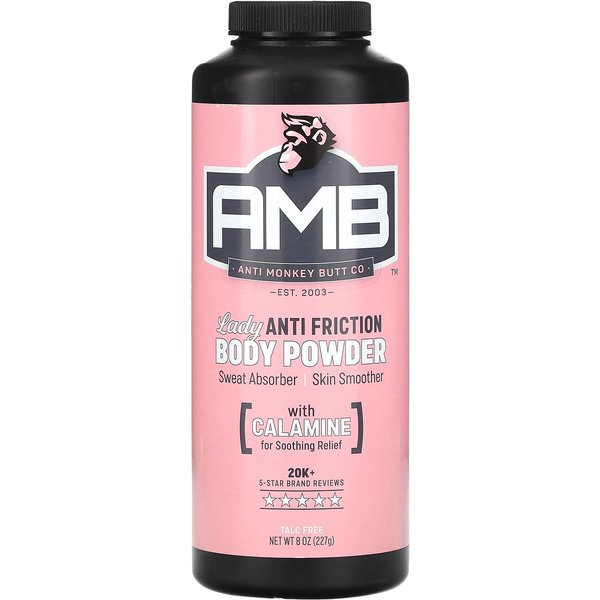 Anti Monkey Butt, Polvo Corporal Anti FriccióN Para Mujer, 8 Oz (227 Gramos) Pink-image