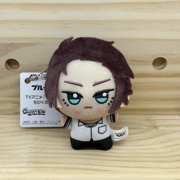 10Cm BłęKitna KłóDka Pluszowy Breloczek Yoichi Isagi Nagi Seishiro Mikage Reo Rin Itoshi Sae Lalka Anime Zabawka Prezent 10Cm Black-image