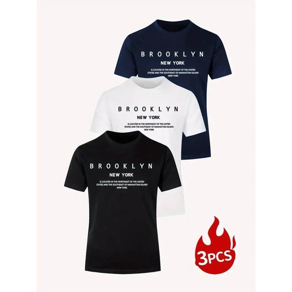 3 Sztuki MęSkie Lekkie OddychająCe Koszulki SzybkoschnąCe OdprowadzająCe Wilgoć OkrąGłY Dekolt Topy CałOroczne Codzienne T-Shirty XXL White-image