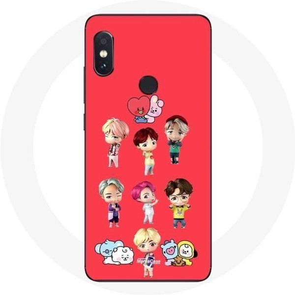 Funda Para Xiaomi Redmi Note 5 AI CáMara Dual BTS Tinytan AnimacióN BT21 PóSter-image