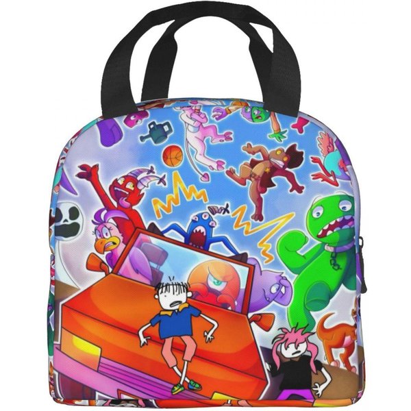 Garten Of Banban Juegos Divertidos Bolsas De Almuerzo TéRmicas Aisladas Para La Escuela Bolsas PortáTiles Para Contenedores De Comida Caja De Comida Refrigeradora TéRmica Option 1-image