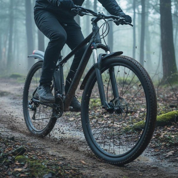 2 Sztuki BłOtnikóW Rowerowych Przednich I Tylnych Szeroki Design Zestaw BłOtnikóW Przednich I Tylnych BłOtniki Rowerowe Z Tylnym śWiatłEm Aerodynamiczny KształT Gray-image