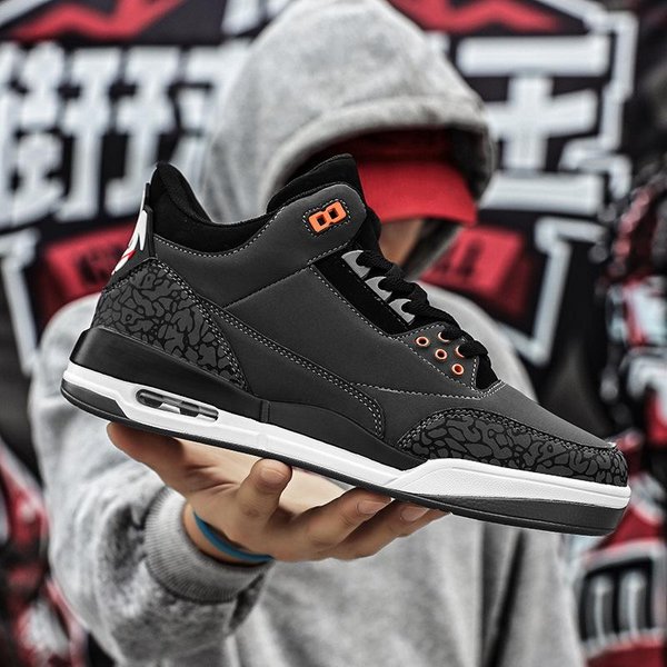 Zapatos De Hombre OtoñO Nuevo Antideslizantes Y Resistentes Al Desgaste Zapatos De Baloncesto De CañA Alta Deportivos Zapatos De Tablero De Estudiante VersióN Coreana Modernos VersáTiles Zapatos Casuales 42 Gray-image