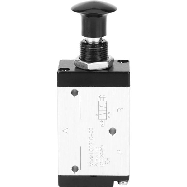 3R210‑08 2-Pozycyjny 3-Drogowy Pneumatyczny ZawóR Elektromagnetyczny Sterowany RęCzną DźWignią-image