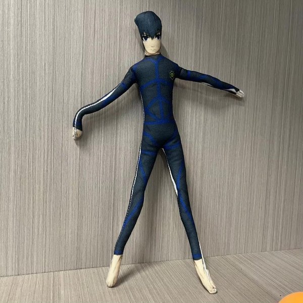 Anime Blue Locks Pluszowa Zabawka Isagi Yoichi Bachira Meguru Nagi Seishiro Chigiri Hyoma Cosplay Pluszowe Lalki Figurka Pluszowe Rekwizyty 28Cm-image