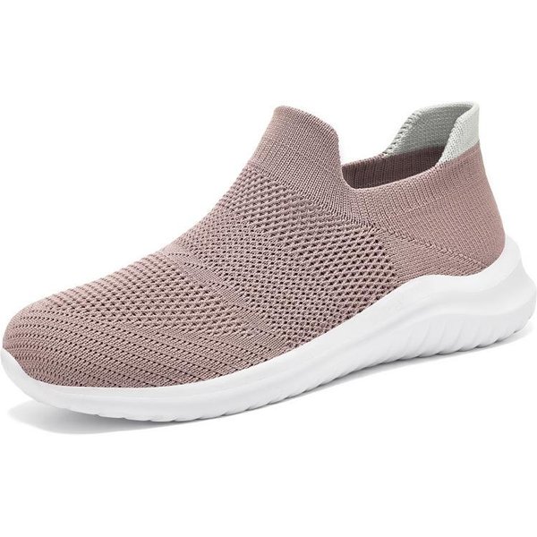 Zapatos Para Zapatos De Mujer Nuevo Estilo De Suela Blanda CóModos Zapatos Casuales Individuales De Mujer VersáTiles Zapatos Individuales De Mujer Zapatos De Malla Transpirable 40 Gray-image