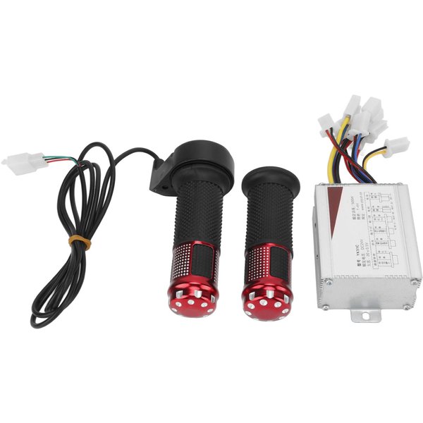 Zestaw Manetek Kontrolera Roweru Elektrycznego 24V 500W Stabilna Aluminiowa Obudowa Manetka Kontrolera Roweru Elektrycznego Do Roweru-image
