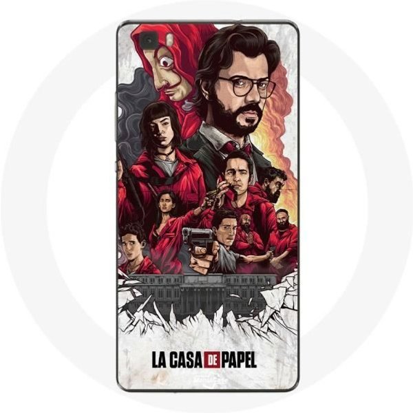 Funda Para Huawei P8 Lite La Casa De Papel PóSter Arte-image
