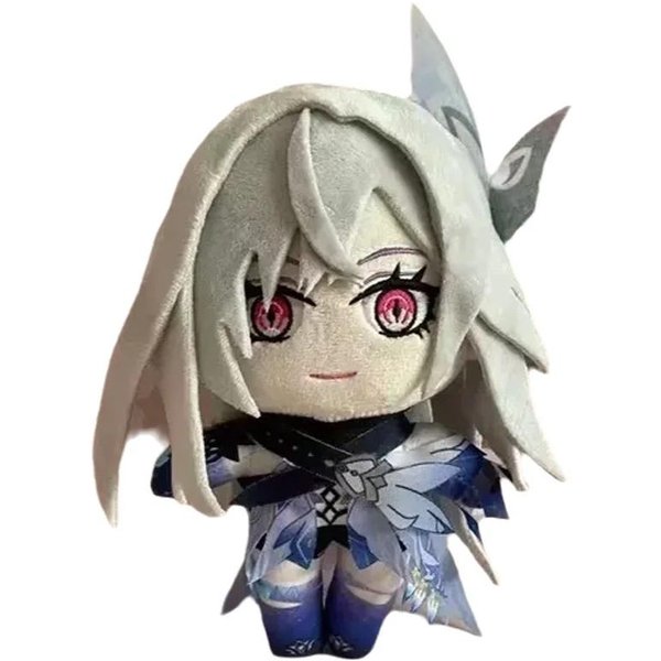 Pluszowa Lalka Anime Skirk 20Cm Genshin Impact Cosplay Urocza MięKka Wypchana Poduszka Prezent Urodzinowy Dla FanóW Gier 20Cm-image