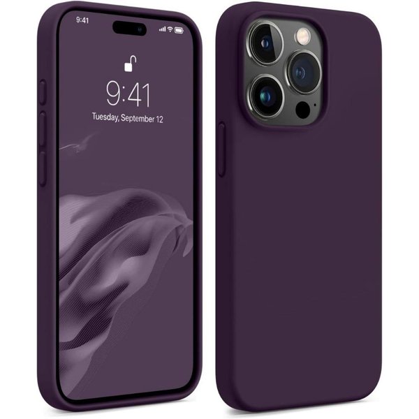 Modne Etui Z PłYnnego Silikonu Do Apple Iphone 15 Pro Max 14 13 12 11 PełNa MięKka Zbroja, Odporna Na WstrząSy OsłOna Ochronna Iphone 15 Pro Max-image