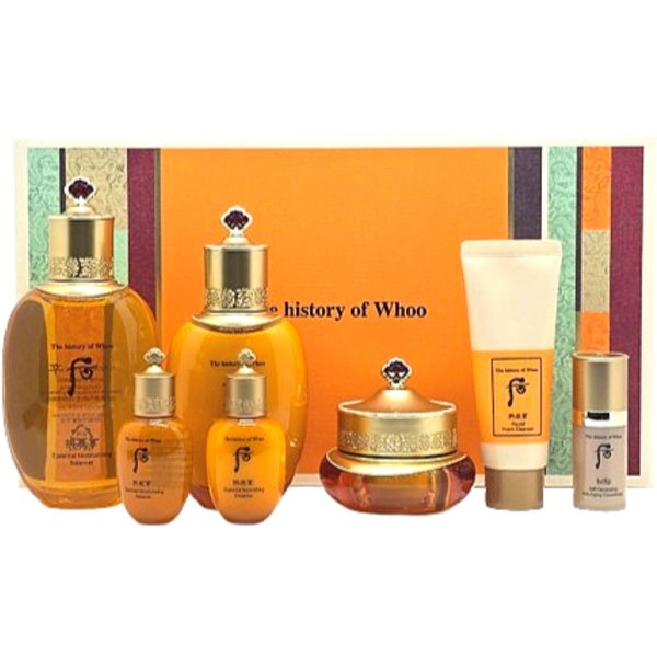 The History Of Whoo Gongjinhyang In Yang 3Szt. Zestaw Specjalny | Tonik 150Ml + Emulsja 110Ml + Krem + Pianka OczyszczająCa + Esencja Bichup 3Pcs Special Set-image