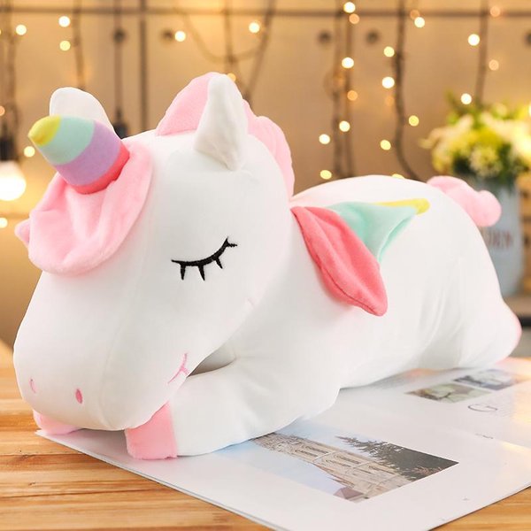 Juguete De Peluche De Unicornio Gigante Kawaii De 25 Cm Unicornio Relleno Suave MuñEcos Suaves Animal Caballo Juguetes Para NiñOs NiñA Almohada Regalos De CumpleañOs 25Cm-image