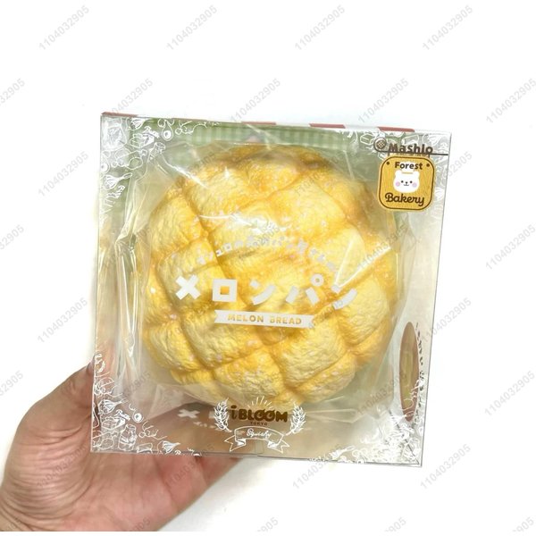 JapońSka BułKa Ananasowa Powoli RosnąCa Zabawka Squishy Melonpan Piekarnia Zabawki Fidget Anty Stresowe Dla Dziewczynek I Dzieci Kolekcjonerskie Prezenty ZłOcisty-image
