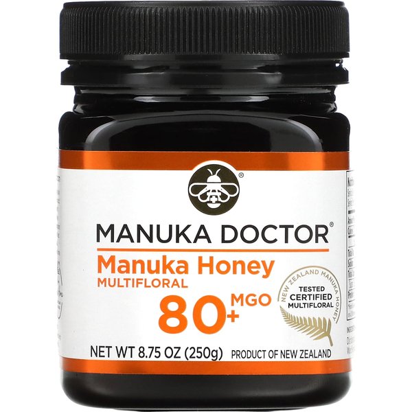 Manuka Doctor, MióD Manuka, MióD Organiczny, MGO 80+, 250G (8,75 Uncji)-image