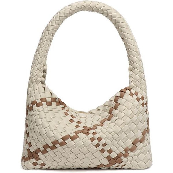Bolsos De Mujer Tejidos A Mano, Cestas De Verduras, Bolsos De Mano, Bolsos Retro Y De Moda De Nailon De Un Solo Hombro, Bolsos De Axila Modernos E Informales-image