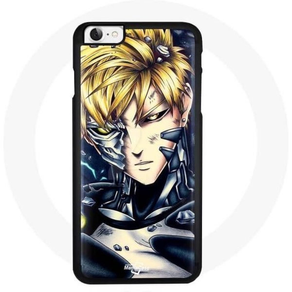 Funda - Maniacase - Iphone SE - Flexible - Negra - DiseñO One Punch Man-image
