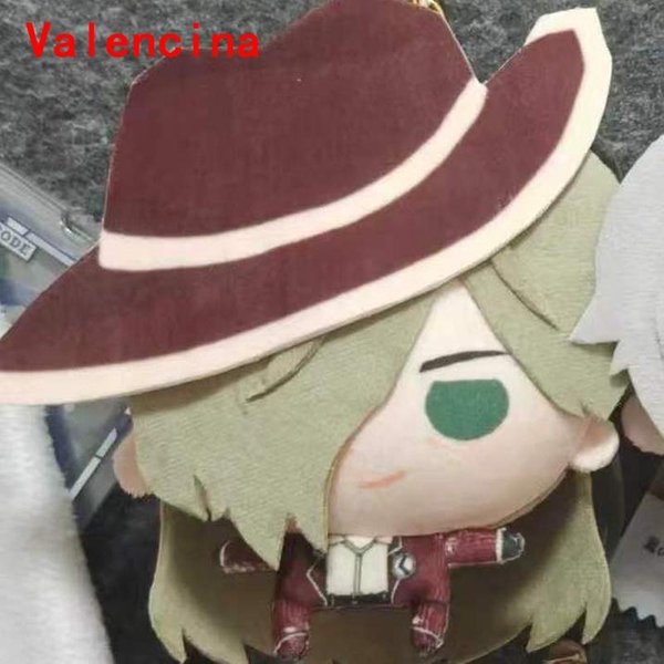 Najnowsze 10 Cm DużA GłOwa PłAski Korpus Styl Anime Firma Limbus Gra Valencina I Lucio Pluszowe Zabawki Torba Breloczek KreskóWkowy Pluszak Lalka About 10Cm-image