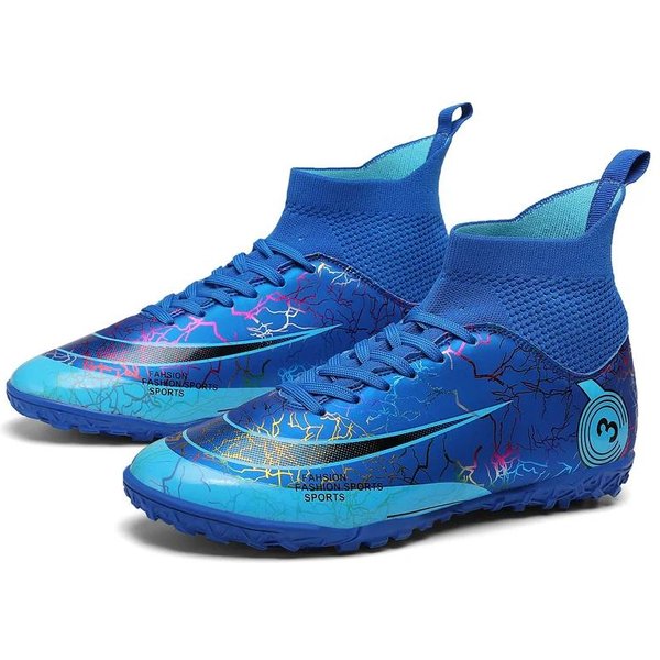 MęSkie Buty PiłKarskie Korki PiłKarskie Za Kostkę DziecięCe Kolce PiłKarskie Treningowe Sportowe Trampki Ultralekkie Buty PiłKarskie Na Trawę 41-image