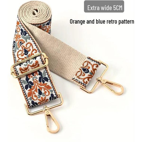 Regulowany Kolorowy Pasek Do Torby PłóCiennej - Szeroki, AntypośLizgowy Pasek Zamienny Crossbody Do Torebek Damskich-image
