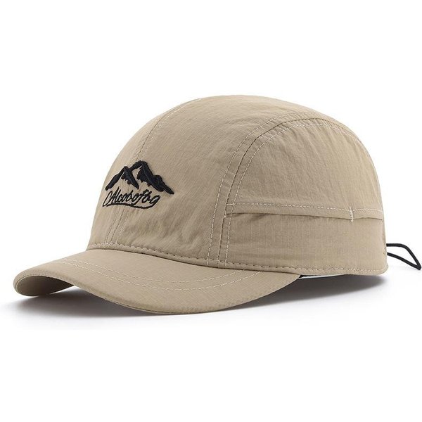 Gorra De BéIsbol De Verano Para Hombre Con Visera Corta, Transpirable, Secado RáPido, Moda, Ligera, Suave, ProteccióN Solar L (56-60Cm) Black-image