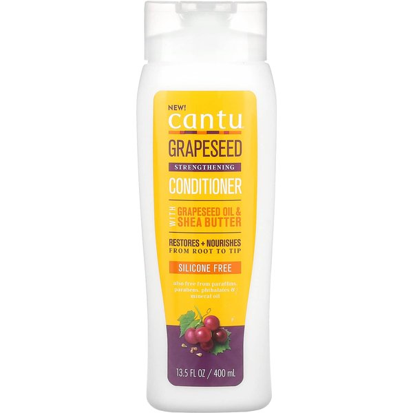 Acondicionador Fortalecedor De Semillas De Uva De Cantu, 13,5 Onzas LíQuidas (400 Ml) Yellow-image