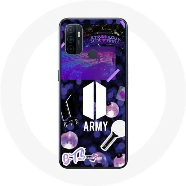 Coque Pour Oppo A53 Bangtan Sonyeondan BTS Logo Army Bomb Lightstick-image