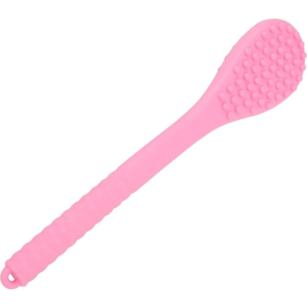 Martillo De Masaje Manual De Mango Largo PortáTil De 2 Caras Para Dar Golpecitos En La Espalda Dragado De Meridianos Para RelajacióN Rosa Color Rosa-image