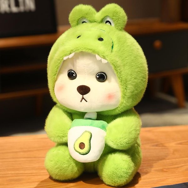 30 Cm Cosplay JednorożEc ŻAba ŚWinia Panda Herbata Boba Pluszowa Zabawka Miś Przytulanka Dla Dziewczynek Prezent Urodzinowy MięKki Pluszak Pluszowe ZwierząTko 30Cm-image