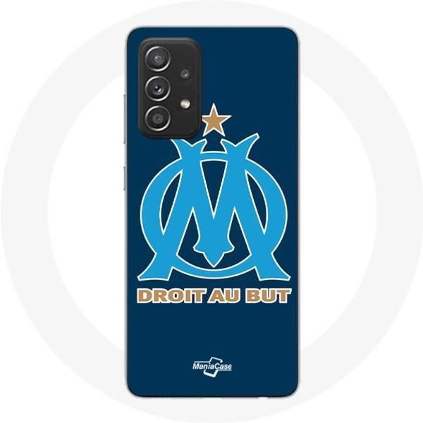 Funda - Maniacase - Samsung Galaxy A33 5G - Logo OM Azul - Flexible - ProteccióN Y DecoracióN Negro-image