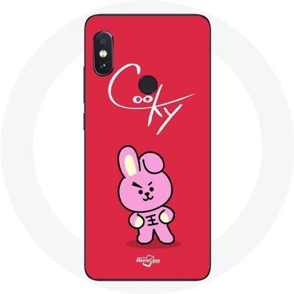 Funda Para Xiaomi Redmi Note 5 Pro BTS Bangtan Boys BT21 Cooky Fondo Rojo-image