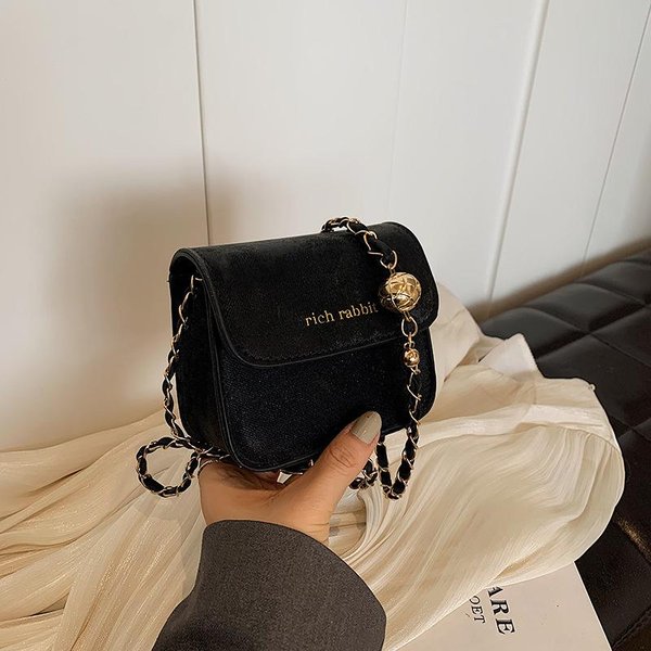 Bolsos De Moda Para Mujer Nuevo Verano Bolso Cruzado De Hombro ÚNico Cadena Bolso Cuadrado Mini De Textura De Alto Valor Nicho-image