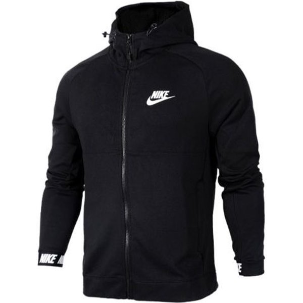 Chaqueta Con Capucha Y Estampado De Logo Nike Sport Casual Para Hombre Chaquetas Negra 861743-010 L Black-image