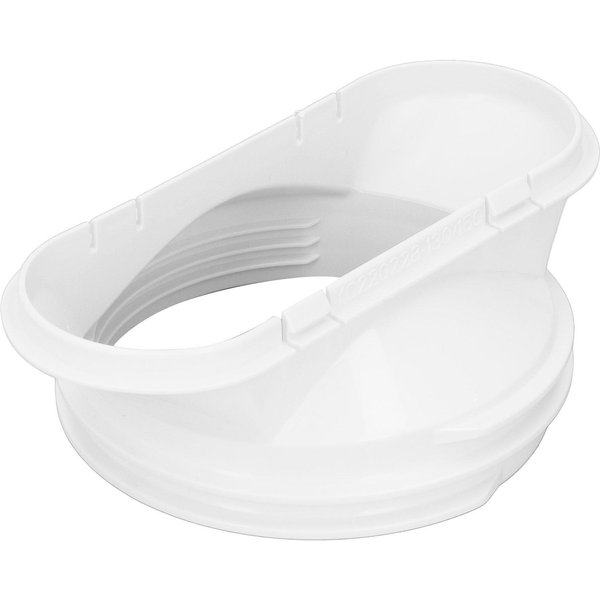 Adapter Okienny Klimatyzatora PłAski Wylot Rura Wydechowa ZłąCzka Do Rury 5,9 Cala 5 Cali Klimatyzator PrzenośNy-image