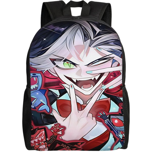 Mochila Vox Alastor Hazbin Hotels Mochilas De Entrenamiento Para Adolescentes Elegantes Bolsas Escolares Mochila Con PatróN Personalizado As Picture-image