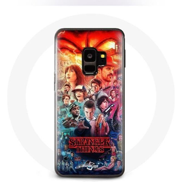 Funda Para Samsung Galaxy S9 Stranger Things Teaser Temporada 4 PóSter Personajes Arte-image