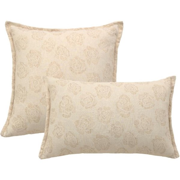 30X50/45X45Cm Funda De Almohada Jacquard De AlgodóN Y Lino Boho Cojines Reposacabezas Sofá Funda De CojíN Lisa Con Borlas Fundas De Almohada Con Borde Prensado 45X45Cm-image
