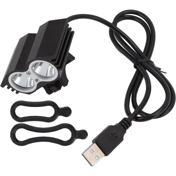 Luz LED Para Bicicleta 2000LM Luz Fuerte Faro Para Bicicleta De MontañA Alimentado Por USB LáMpara Para Ciclismo Nocturno Al Aire Libre-image