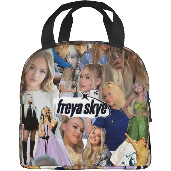 Bolsa De Almuerzo TéRmica Aislada Para Viaje Freya Skye Singer Tour 2026 Bolsas Contenedoras De Alimentos PortáTiles Bolsas Refrigeradoras Cajas De Almuerzo TéRmicas Option 1-image