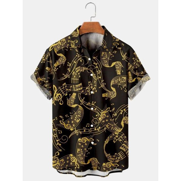 Nueva Camisa Hawaiana Para Hombre Calavera Impresa En 3D Camisa De Playa Manga Corta Botones Casual Camisas De Calavera Para Hombre Oversize Camisa XL-image