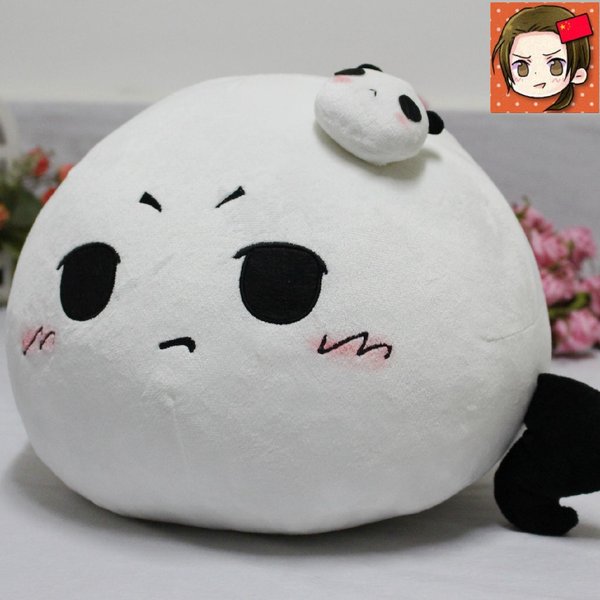 Almohada De Peluche Hetalia Axis Powers Polandball Alfred F. Jones Arthur Kirkland PaíS Cosplay MuñEco De Peluche Juguetes Para Fans 33X25Cm-image