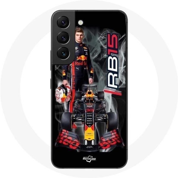 Coque Maniacase Pour Samsung Galaxy S21 FE Formule 1 Max Verstappen Pilote F1 Red Bull 15-image