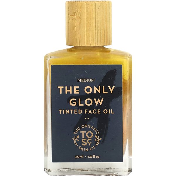 The Organic Skin Co., The Only Glow, Tinted Face Oil, Medium, 1 Fl Oz (30 Ml) Beige-image