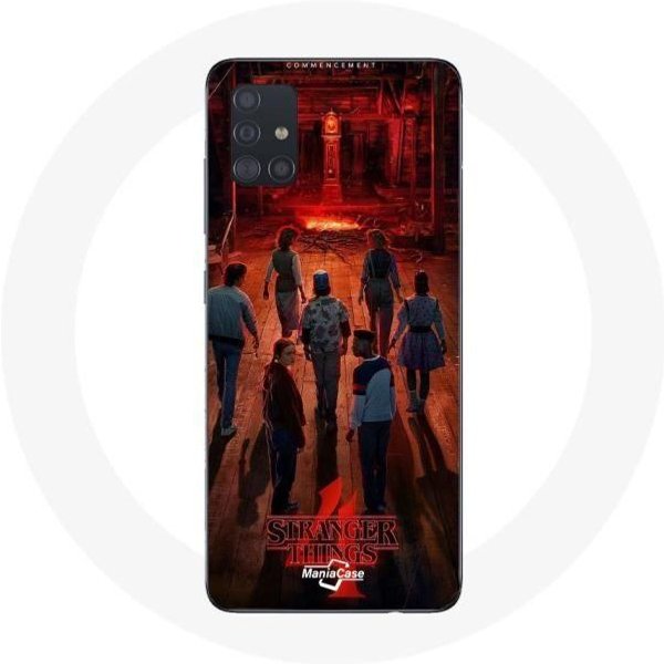 Funda Para Samsung Galaxy A51 Stranger Things PóSter Equipos Fan Art Temporada 4-image