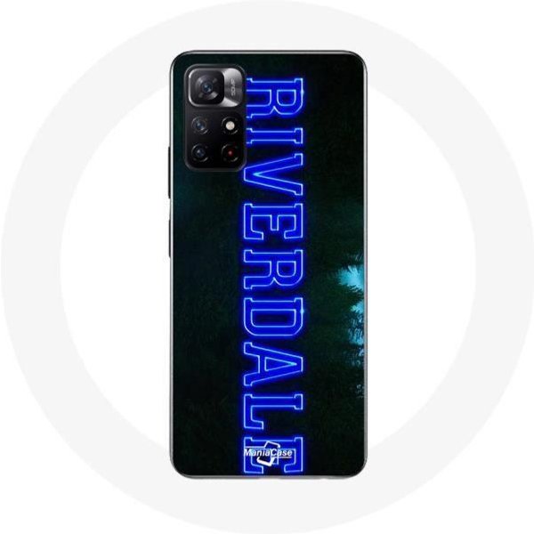 Funda - Maniacase - Xiaomi Redmi Note 11S 5G - Flexible - Logo - Azul Azul-image