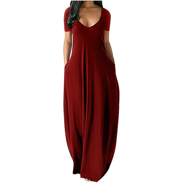 Letnia PlażA Sukienka Maxi Kobiety Kwiatowy Nadruk Boho DłUga Szyfonowa Sukienka Ruffles Wrap Casual Dekolt W Serek Split Seksowna Sukienka Na Imprezę Szata Xxxxxl-image