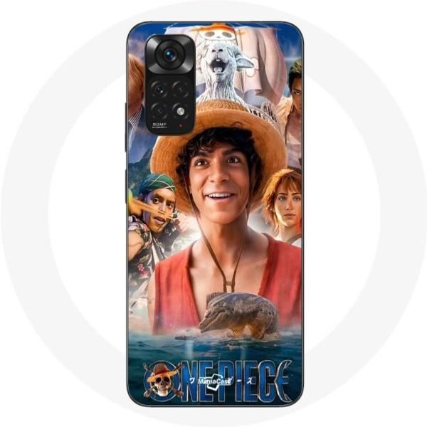 Funda - Maniacase - Xiaomi Redmi Note 11 4G - One Piece Luffy - Flexible - Mixta-image