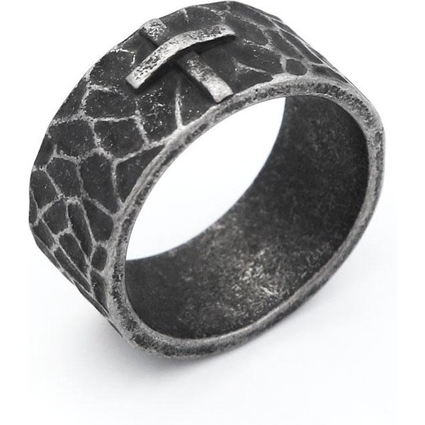 Vintage Unikalne PierśCienie KrzyżOwe Ze Stali Nierdzewnej Dla MężCzyzn Kobiet Punk Hip Hop Moda Prosty PierśCień Bikera Amulet BiżUteria Prezent Dropshipping 9 Black-image
