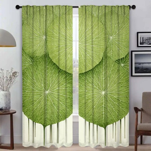 Cortina Blackout Con IlustracióN De Momo Para HabitacióN 2 Paneles Cortinas De Cocina Tul Para Dormitorio Cortinas De Interior Para El Hogar Estores ParticióN W60Xh90Cmx2Pcs-Cl-image