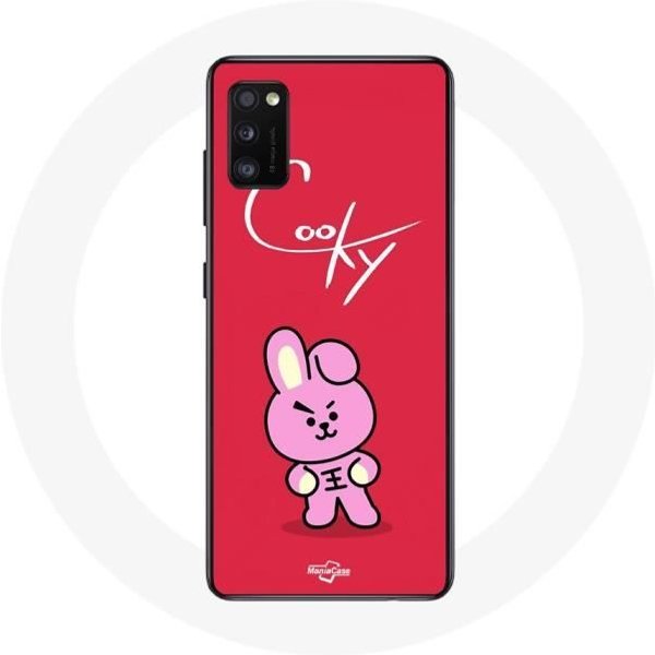 Funda Para Oppo A16 BTS Bangtan Boys BT21 Cooky Fondo Rojo-image