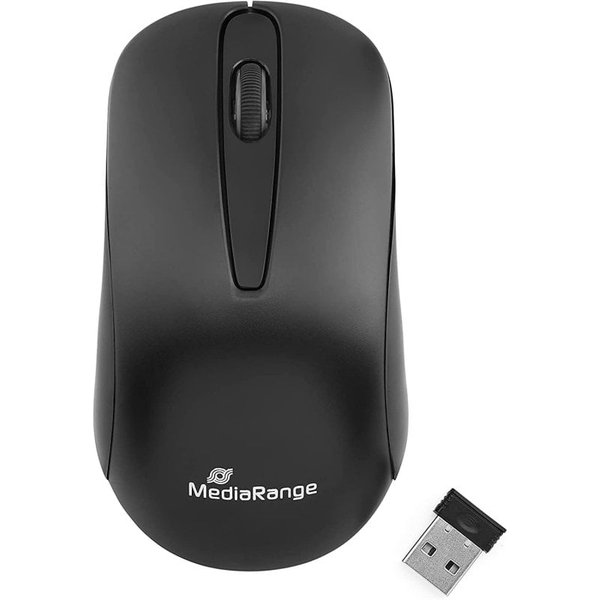 Mediarange MROS209 Rato Ótico Sans fil 1200 DPI Noir